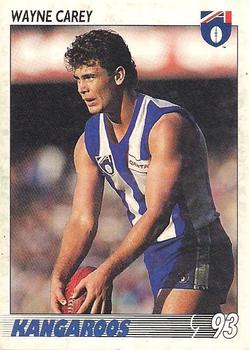 1993 Select AFL #54 Wayne Carey Front